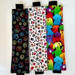 SET OF 3 Handmade A5 Journal Pen Holders, Pen Holder with Elastic, Pen Holder